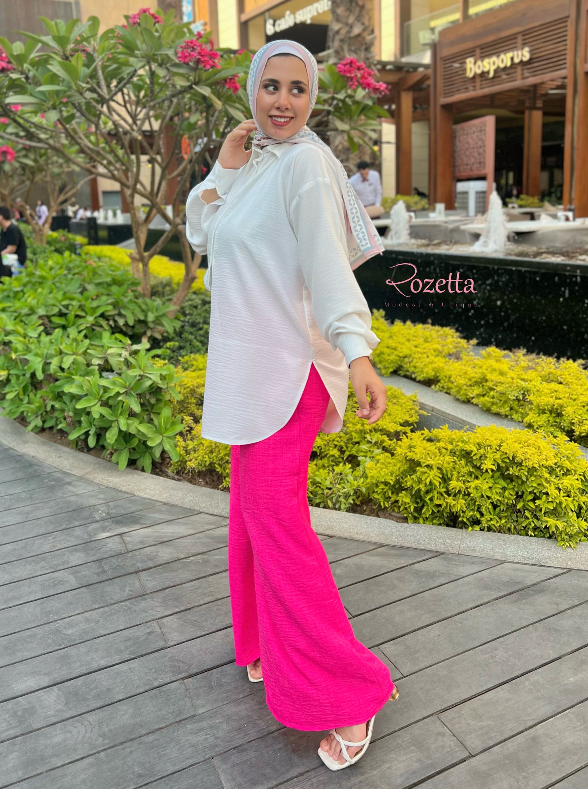 Linen Wide Leg Pants
