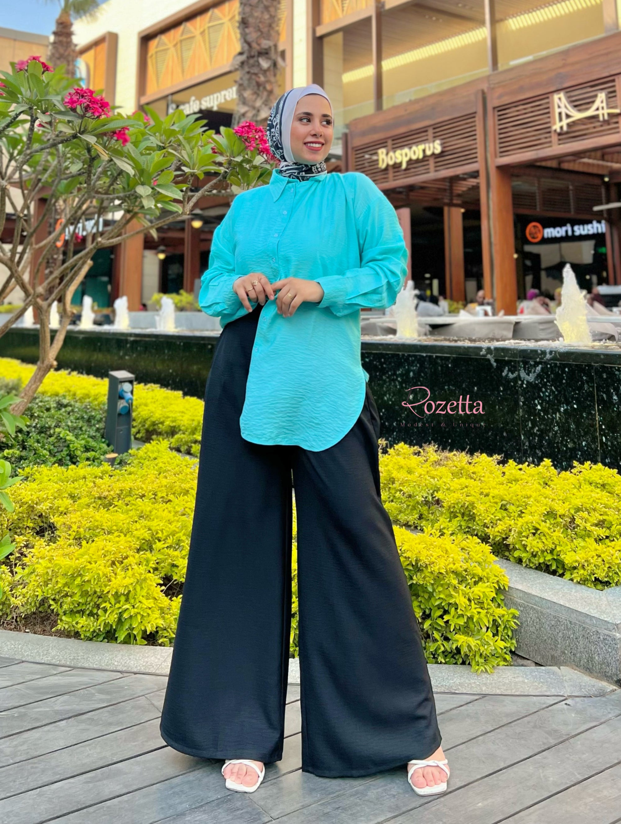 Linen Wide Leg Pants